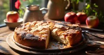 Recette gâteau aux pommes : sans beurre, sucre ni gluten – Facile