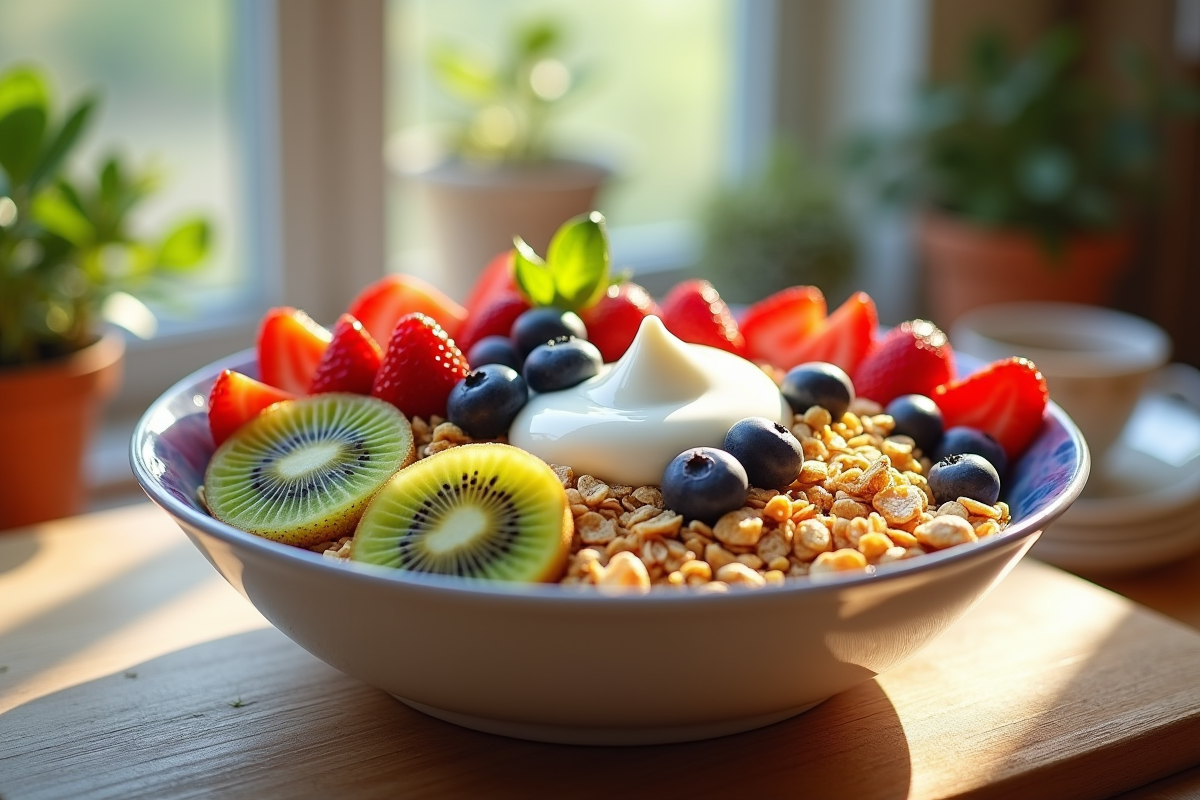 petit-déjeuner sain