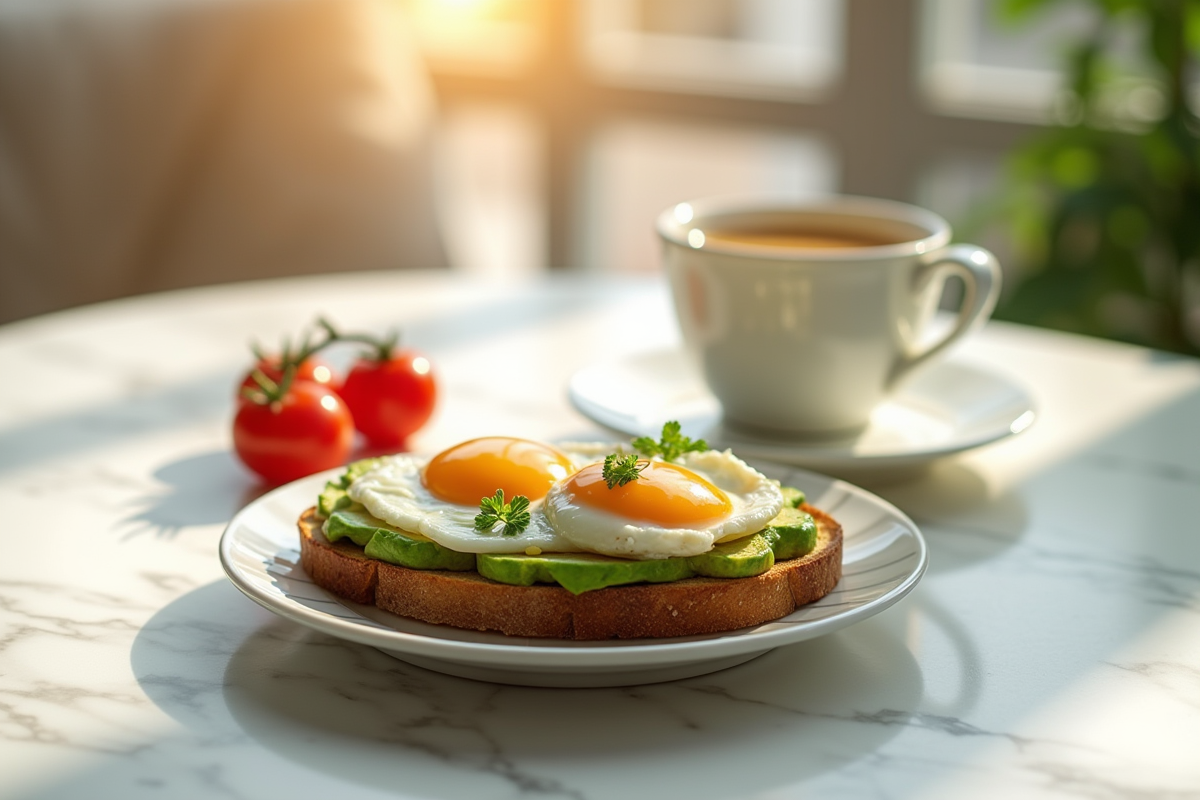 petit-déjeuner sain