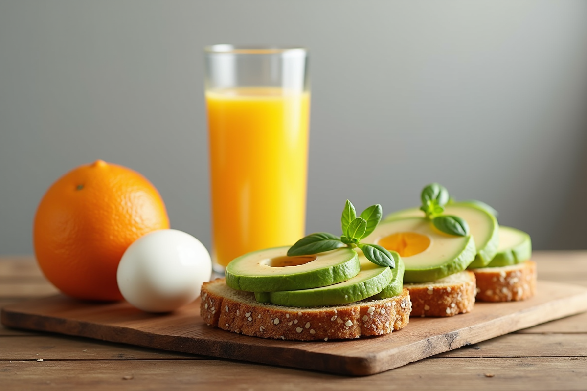 petit-déjeuner sain