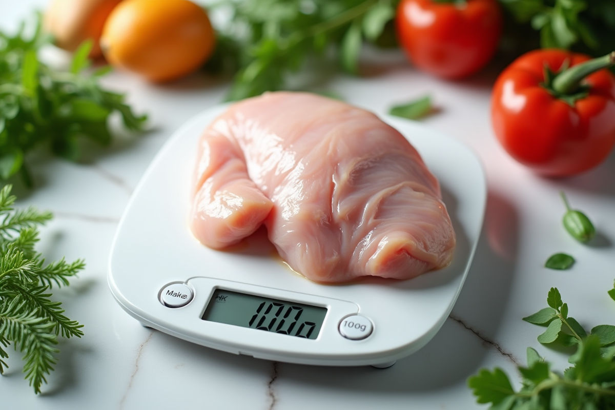 poulet protéines