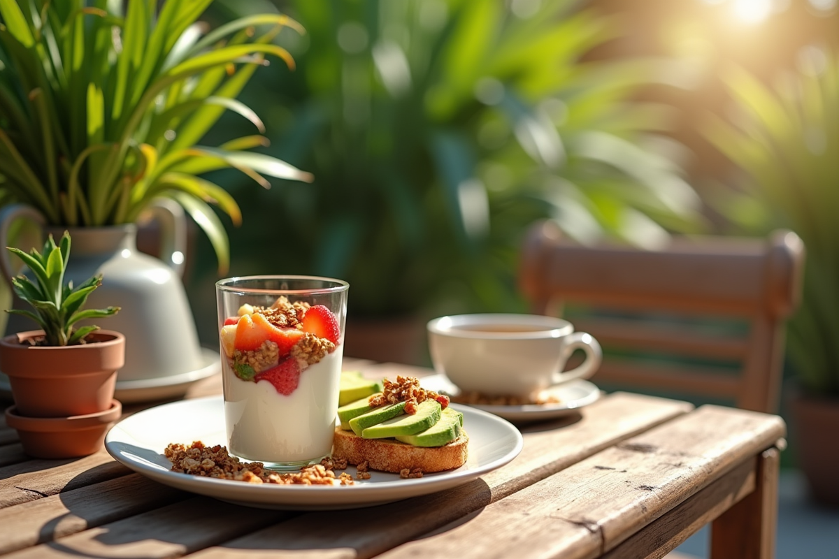 petit-déjeuner sain