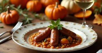 Un festin automnal : morteau aux lentilles et légumes racines